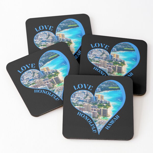 Item preview, Love Honolulu Hawaii designed and sold by Miki  Design.