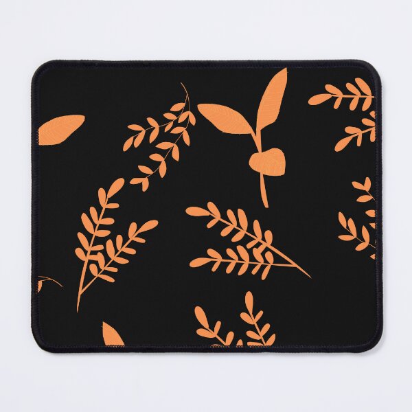 Item preview, Small Plants Leaves Pattern Orange designed and sold by Cactus202.