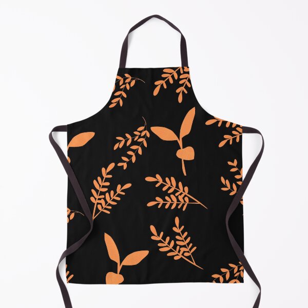 Item preview, Small Plants Leaves Pattern Orange designed and sold by Cactus202.