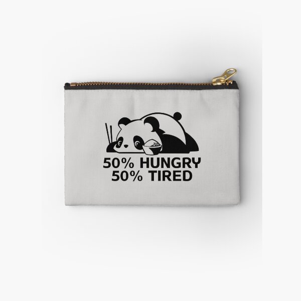 Item preview, Panda bear with noodles / 50% hungry 50% tired designed and sold by portrait4you.