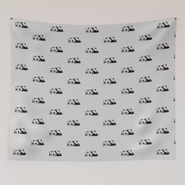 Item preview, Panda bear with noodles / 50% hungry 50% tired designed and sold by portrait4you.