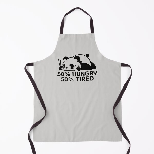 Item preview, Panda bear with noodles / 50% hungry 50% tired designed and sold by portrait4you.