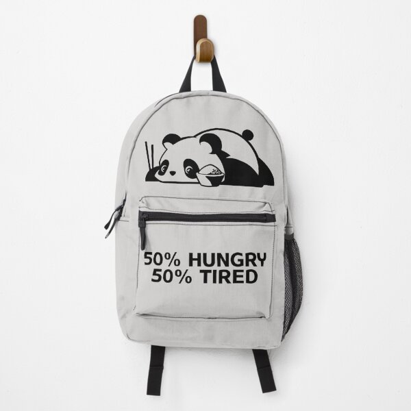Item preview, Panda bear with noodles / 50% hungry 50% tired designed and sold by portrait4you.