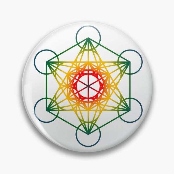 Item preview, Metatron's Cube chakra colour design designed and sold by GeoffBeattie.