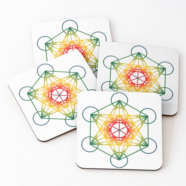 Item preview, Metatron's Cube chakra colour design designed and sold by GeoffBeattie.