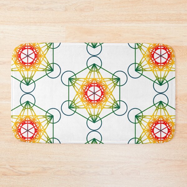 Item preview, Metatron's Cube chakra colour design designed and sold by GeoffBeattie.