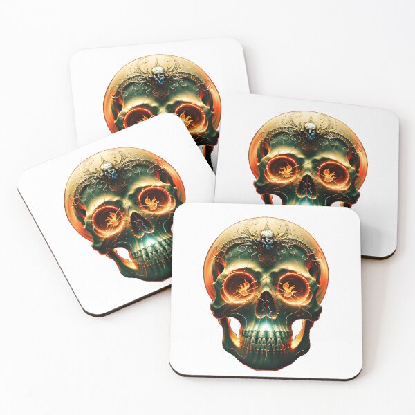 Item preview, Blazing skull of evil designed and sold by Fantastoria.