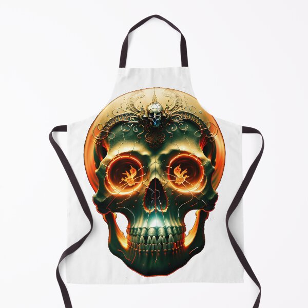 Item preview, Blazing skull of evil designed and sold by Fantastoria.