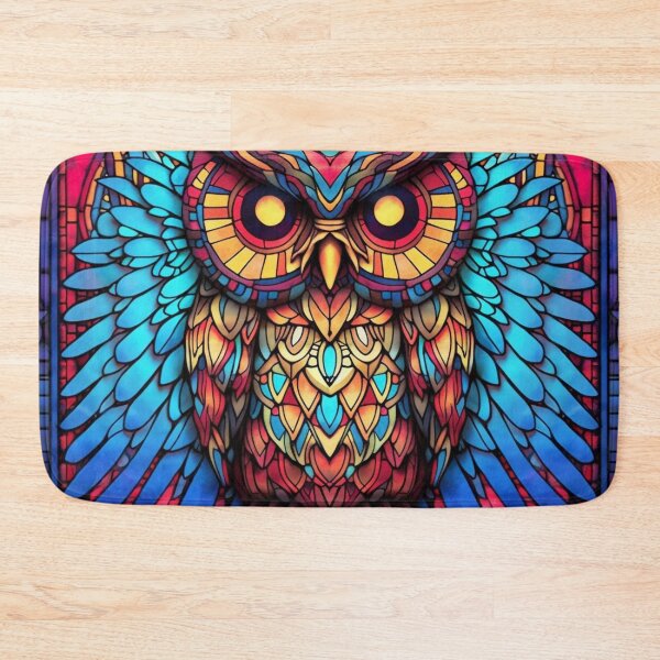 Item preview, Magical Stained Glass Owl Pattern designed and sold by Desfix.