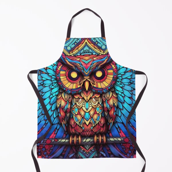 Item preview, Magical Stained Glass Owl Pattern designed and sold by Desfix.