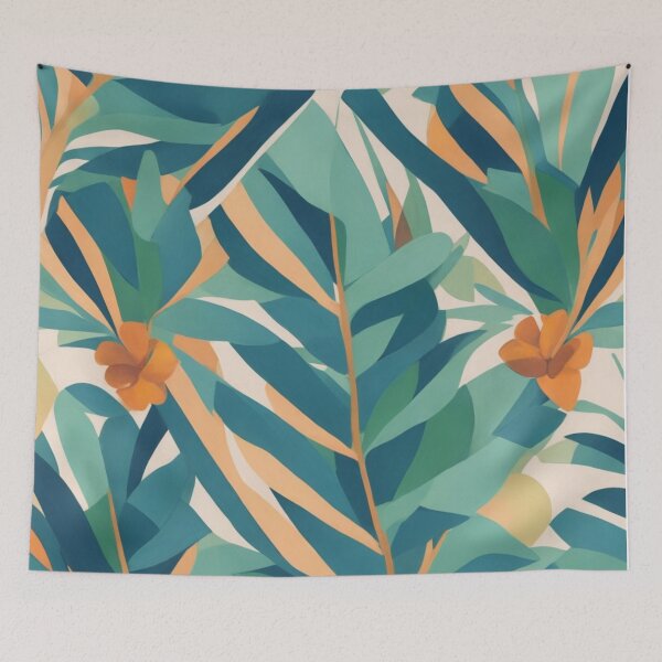 Item preview, Geometric tropical pattern 2023 designed and sold by alaasobhi.