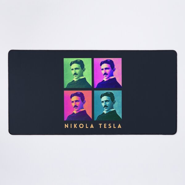 Item preview, pop Nikola Tesla portrait designed and sold by artbleed.