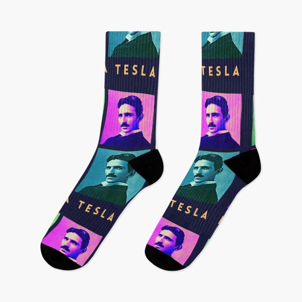 Item preview, pop Nikola Tesla portrait designed and sold by artbleed.