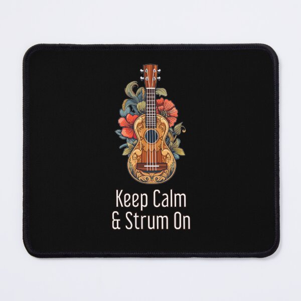 Item preview, Ukulele Keep Calm and Strum On designed and sold by the99thstudio.