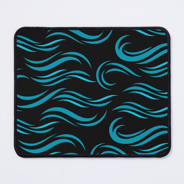 Item preview,  waves pattern cyan designed and sold by Cactus202.