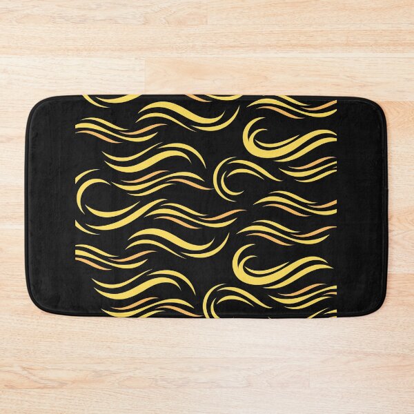 Item preview, waves pattern yellow designed and sold by Cactus202.