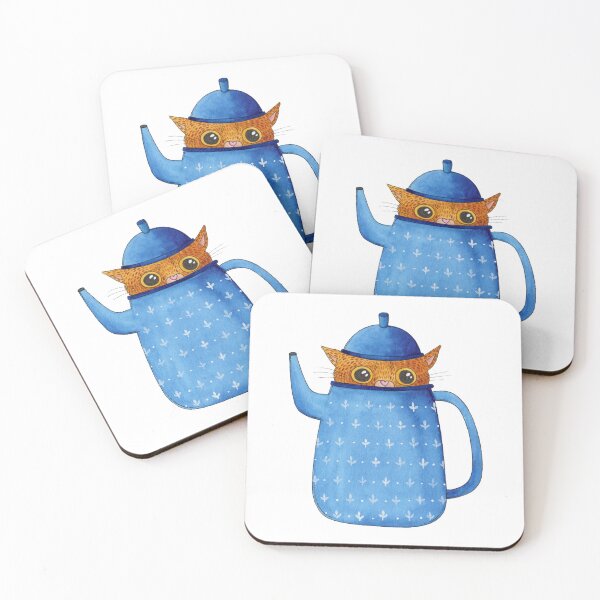 Item preview, Cat in a teapot designed and sold by Emla-draws.