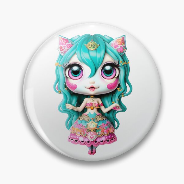 Item preview, Anime Girl - Fantasy Manga Green Hair designed and sold by DStudioArt.