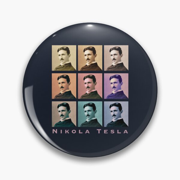 Item preview, Copy of pop Nikola Tesla portrait designed and sold by artbleed.