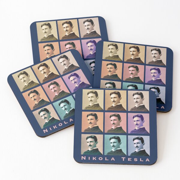 Item preview, Copy of pop Nikola Tesla portrait designed and sold by artbleed.