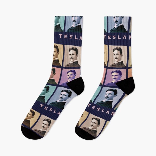 Item preview, Copy of pop Nikola Tesla portrait designed and sold by artbleed.