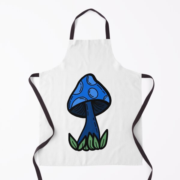 Item preview, Blue Doodle Mushroom Mushroom designed and sold by frankielolis.