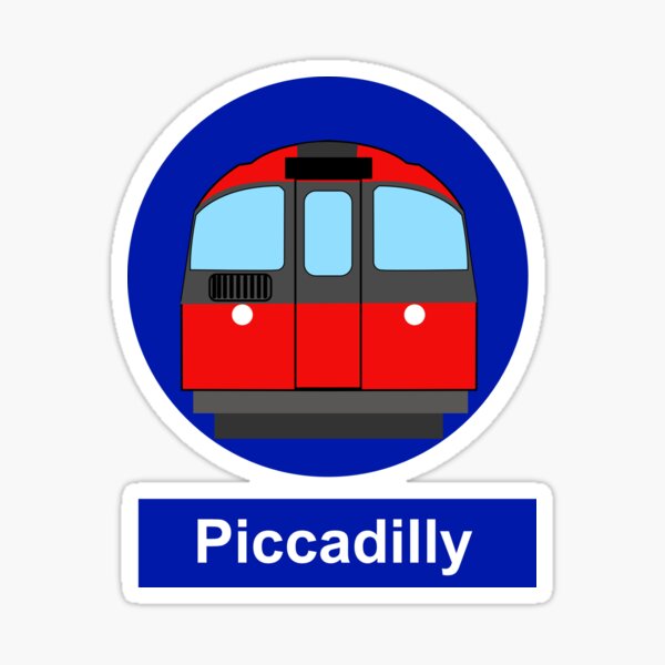 PICCADILLY LINE London Underground Tube Stations Digital 