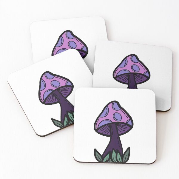 Item preview, Purple Doodle Mushroom Mushroom designed and sold by frankielolis.
