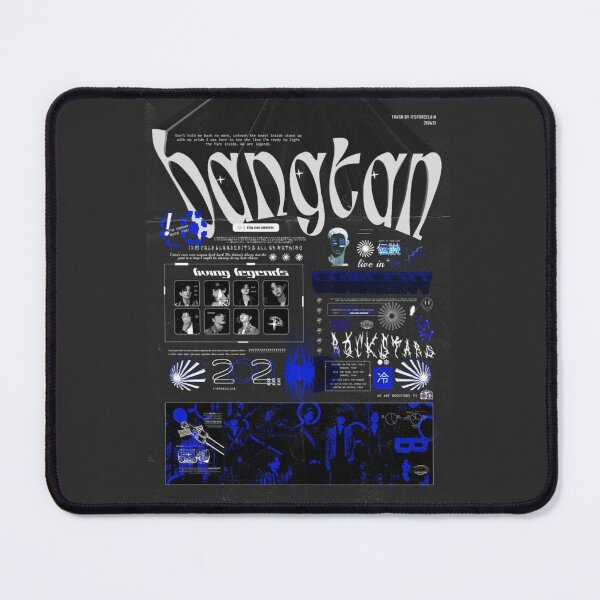 Item preview, BTS Bangtan Boys Blue Design designed and sold by randalieren.