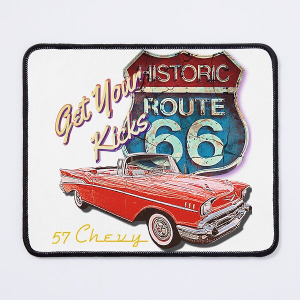 Item preview, Vintage 1957 Chevy Bel Air Route 66 Street Classic Retro Hot Rod Antique Car designed and sold by Accessory-Call.