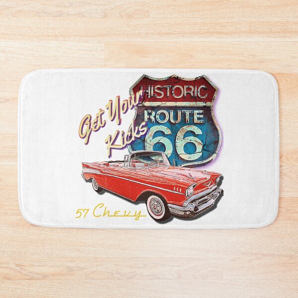 Item preview, Vintage 1957 Chevy Bel Air Route 66 Street Classic Retro Hot Rod Antique Car designed and sold by Accessory-Call.