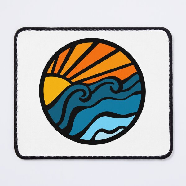 Item preview, Ocean Waves Sunset Scene designed and sold by frankielolis.
