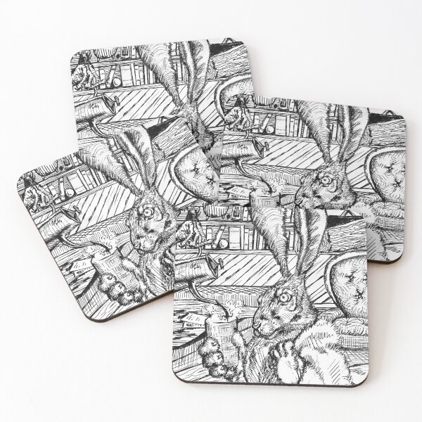 Item preview, A Hare and the Coffee designed and sold by Cole Cramer.