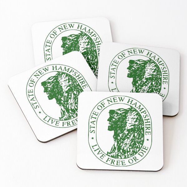 Item preview, New Hampshire State Emblem - Live Free or Die designed and sold by rwterry.