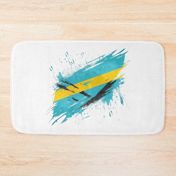 Item preview, Bahamas flag scratched designed and sold by Cattigal.