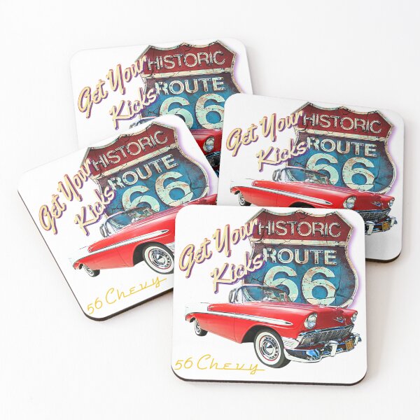 Item preview, Vintage Retro Classic Street Hot Rod: 1956 Chevy Bel Air Antique Route 66 Car designed and sold by Accessory-Call.