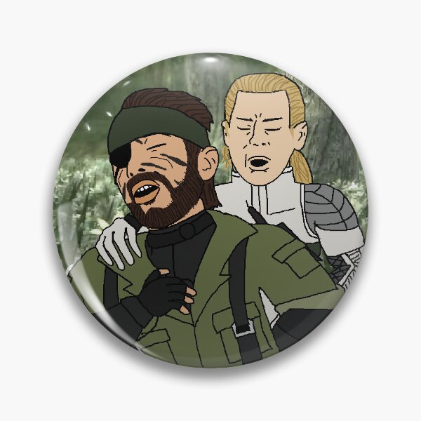 Item preview, Metal gear solid 3 big boss sticker designed and sold by JamesinaQuinn.