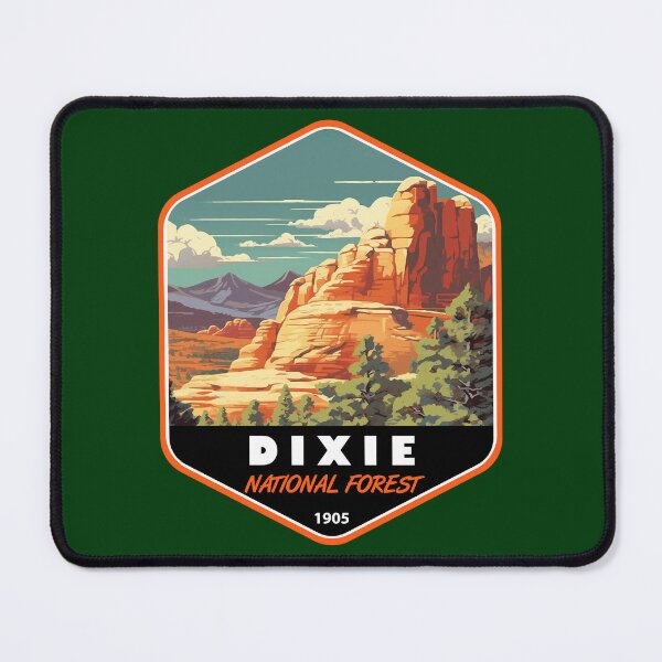 Artikelvorschau, Dixie National Forest Utah Vintage Emblem entworfen und verkauft von KrisSidDesigns.