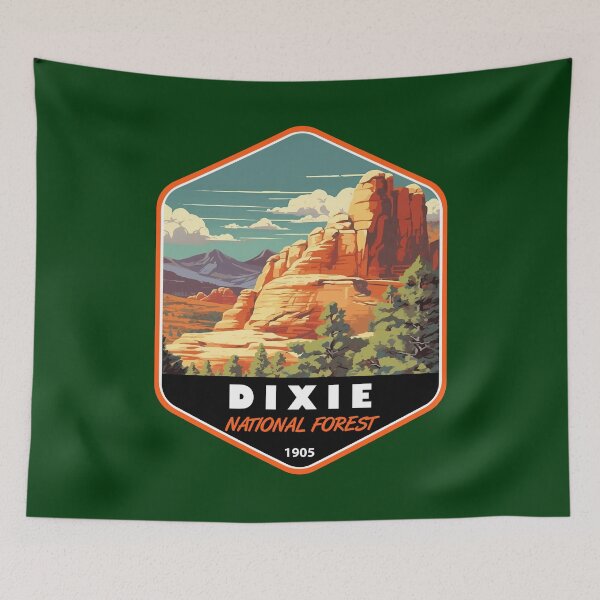 Item preview, Dixie National Forest Utah Vintage Emblem designed and sold by KrisSidDesigns.