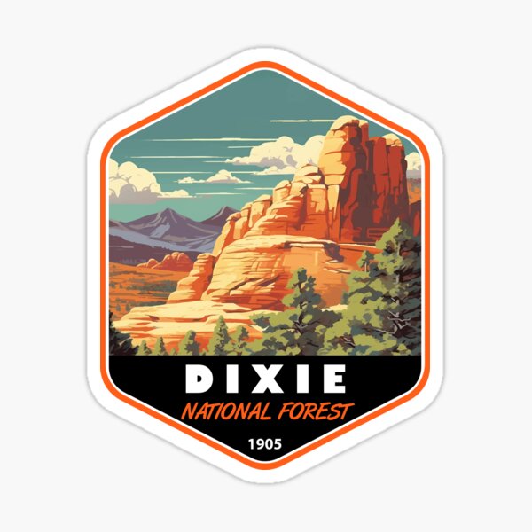 Item preview, Dixie National Forest Utah Vintage Emblem designed and sold by KrisSidDesigns.