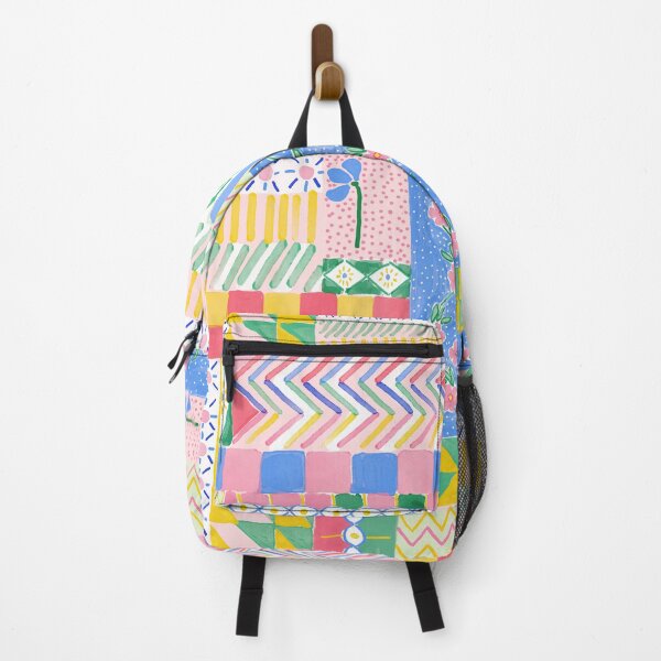 Item preview, Pattern Clash Multicolor hand painted mixed prints designed and sold by Jacqueline Maldonado.