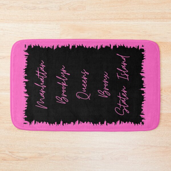 Item preview, NYC Skyline Aesthetic With 5 Boroughs - Pink designed and sold by PunjabanJatti.