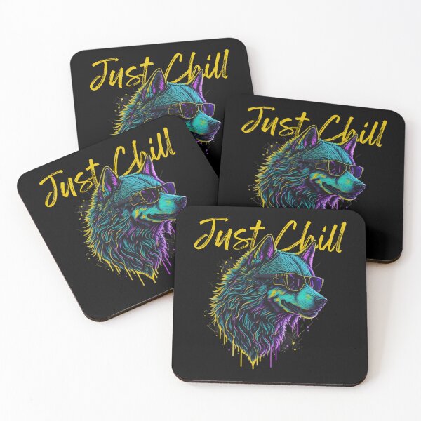 Item preview, Just Chill Wolf designed and sold by kn-clothing.