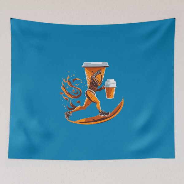 Item preview, Coffee Cup Run a Marathon designed and sold by DesignArtEmpire.