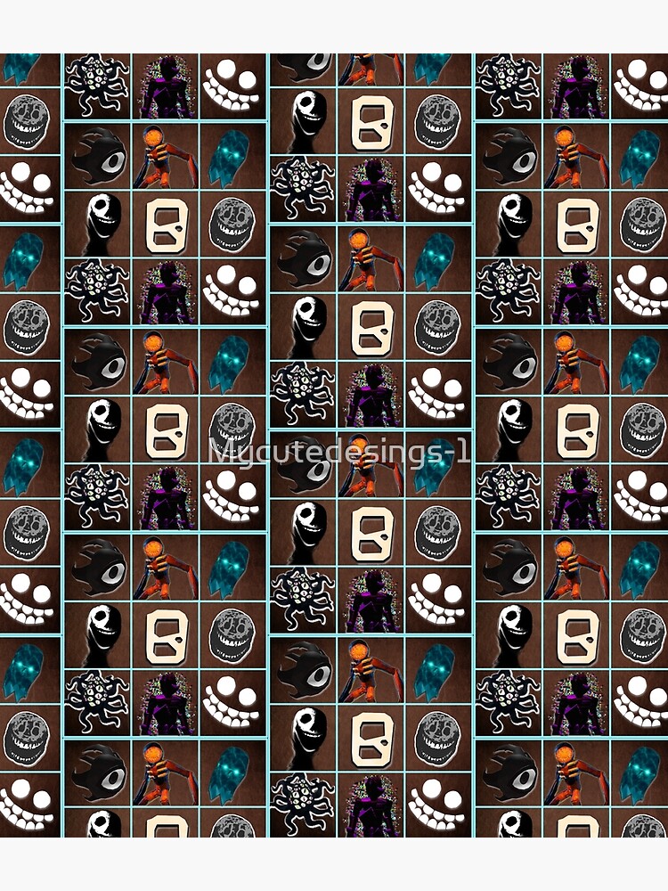 Composition of multiple Posters of (DOORS-ROBLOX) Backpack. Halloween Baby  One-Piece for Sale by Mycutedesings-1