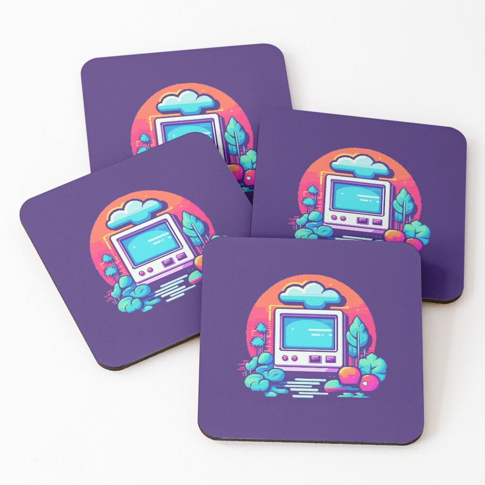 Item preview, Coasters (Set of 4) designed and sold by 8BitCoolMan.