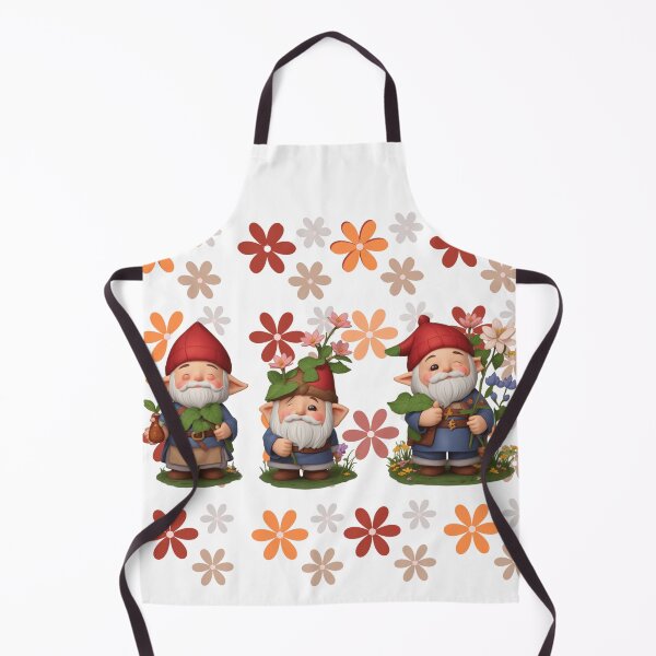 Item preview, Garden Gnomes in Flowers - Sweet Boho Design designed and sold by TGAL2.