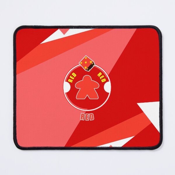 Item preview, Red Meeple with Dice: Lines Design designed and sold by csalvati77.
