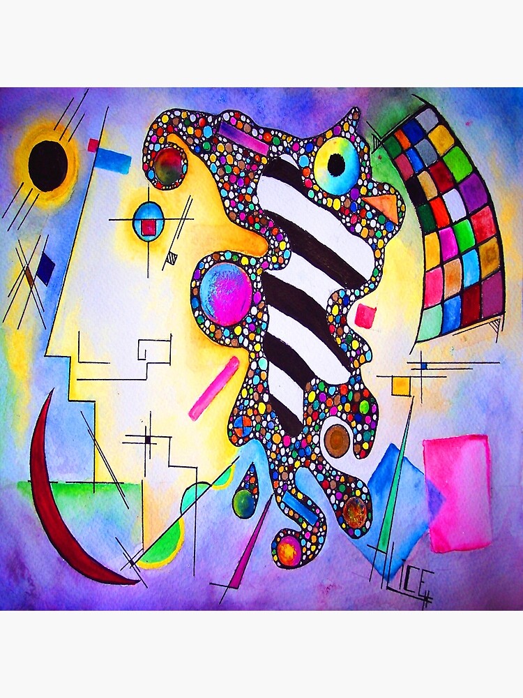 Wassily Kandinsky Synesthesia Wassily Kandinsky Art Board Print
