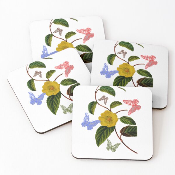 Item preview, butterfly around flowers designed and sold by Colorfulsigns.